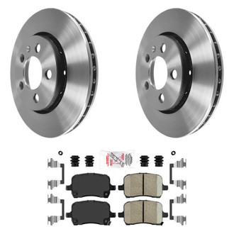 AmeriBRAKES® - AmeriPLATINUM™ Front Brake Kit with Ceramic Pads
