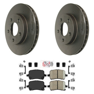 AmeriBRAKES® - AmeriPLATINUM™ Front Brake Kit with Ceramic Pads
