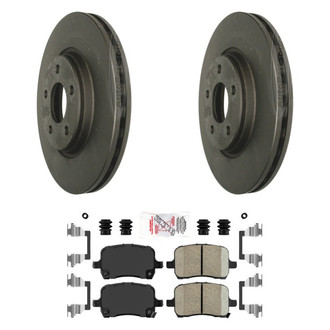 AmeriBRAKES® - AmeriPLATINUM™ Front Brake Kit with Ceramic Pads