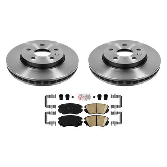 AmeriBRAKES® - AmeriPLATINUM™ Front Brake Kit with Ceramic Pads