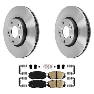 AmeriBRAKES® - AmeriPLATINUM™ Front Brake Kit with Ceramic Pads