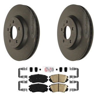 AmeriBRAKES® - AmeriPLATINUM™ Front Brake Kit with Ceramic Pads