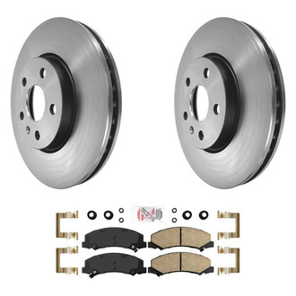 AmeriBRAKES® - AmeriPLATINUM™ Front Brake Kit with Ceramic Pads