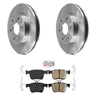 AmeriBRAKES® - AmeriPRO™ Plain Rear Brake Kit with Ceramic Pads