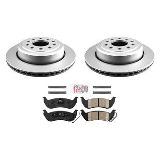 AmeriBRAKES® - AmeriPRO™ Plain Rear Brake Kit with Ceramic Pads