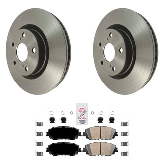 AmeriBRAKES® - AmeriPLATINUM Brake Rotors with Brake Pads