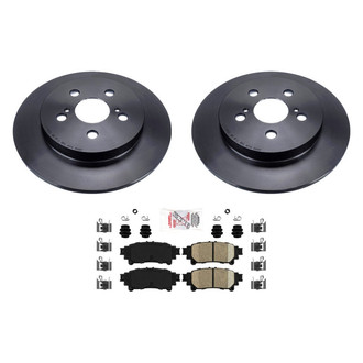 AmeriBRAKES® - AmeriPLATINUM™ Rear Brake Kit with Ceramic Pads