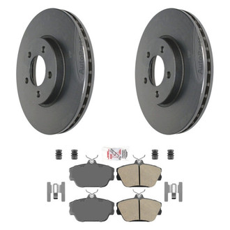 AmeriBRAKES® - AmeriPLATINUM™ Front Brake Kit with Ceramic Pads