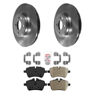 AmeriBRAKES® - AmeriPRO™ Plain Brake Kit with Semi-Metallic Pads