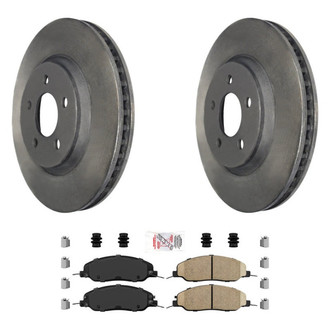AmeriBRAKES® - AmeriPLATINUM™ Front Brake Kit with Ceramic Pads