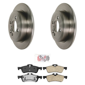 AmeriBRAKES® - AmeriPRO™ Plain Rear Brake Kit with Ceramic Pads