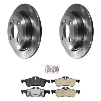 AmeriBRAKES® - AmeriPRO™ Plain Rear Brake Kit with Ceramic Pads