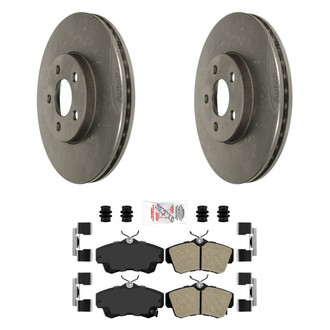 AmeriBRAKES® - AmeriPLATINUM Brake Rotors with Brake Pads