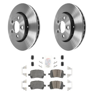 AmeriBRAKES® - AmeriPLATINUM™ Front Brake Kit with Ceramic Pads