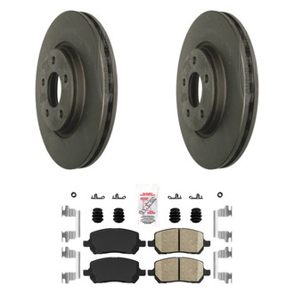AmeriBRAKES® - AmeriPLATINUM Brake Rotors with Brake Pads