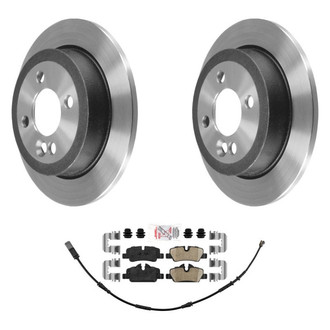 AmeriBRAKES® - AmeriPLATINUM™ Rear Brake Kit with Ceramic Pads