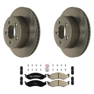 AmeriBRAKES® - AmeriPLATINUM Brake Rotors with Brake Pads