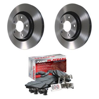 AmeriBRAKES® - AmeriPLATINUM™ Brake Kit with Ceramic Pads