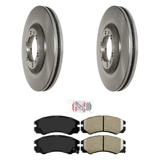AmeriBRAKES® - AmeriPRO™ Plain Brake Kit with Semi-Metallic Pads