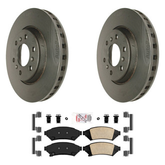 AmeriBRAKES® - AmeriPLATINUM™ Front Brake Kit with Ceramic Pads