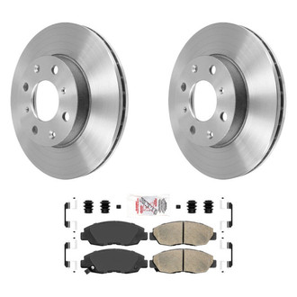 AmeriBRAKES® - AmeriPLATINUM™ Front Brake Kit with Ceramic Pads