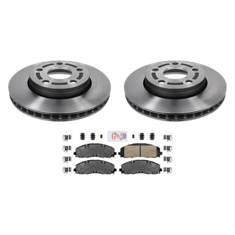 AmeriBRAKES® - AmeriPLATINUM™ Front Brake Kit with Ceramic Pads