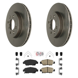 AmeriBRAKES® - AmeriPLATINUM™ Front Brake Kit with Ceramic Pads