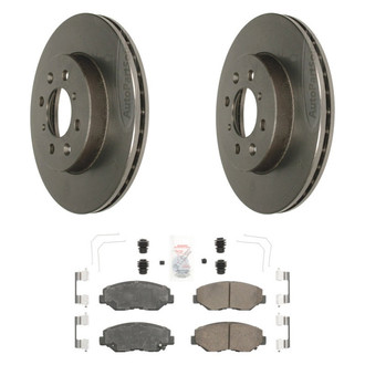 AmeriBRAKES® - AmeriPLATINUM™ Front Brake Kit with Ceramic Pads