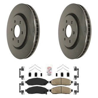 AmeriBRAKES® - AmeriPLATINUM Brake Rotors with Brake Pads