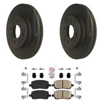 AmeriBRAKES® - AmeriPLATINUM™ Front Brake Kit with Ceramic Pads
