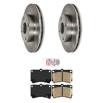 AmeriBRAKES® - AmeriPRO™ Plain Front Brake Kit with Ceramic Pads