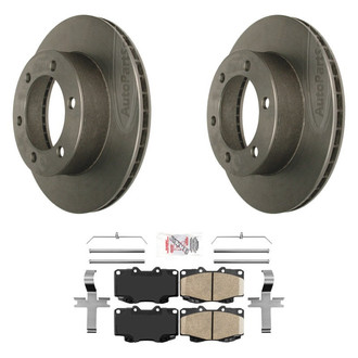 AmeriBRAKES® - AmeriPLATINUM™ Front Brake Kit with Ceramic Pads