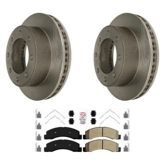 AmeriBRAKES® - AmeriPLATINUM™ Brake Kit with Semi-Metallic Pads