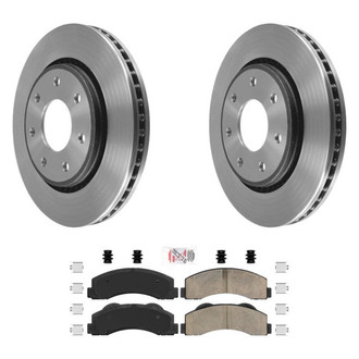 AmeriBRAKES® - AmeriPLATINUM™ Front Brake Kit with Ceramic Pads