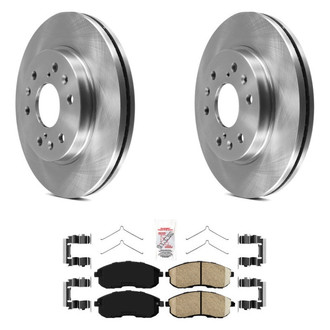 AmeriBRAKES® - AmeriPRO™ Plain Front Brake Kit with Ceramic Pads