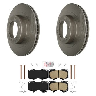 AmeriBRAKES® - AmeriPLATINUM™ Front Brake Kit with Ceramic Pads