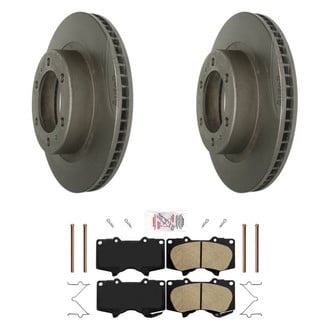 AmeriBRAKES® - AmeriPLATINUM™ Front Brake Kit with Ceramic Pads