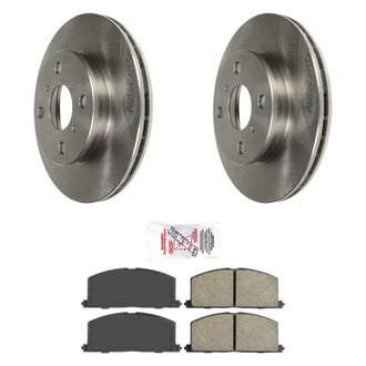 AmeriBRAKES® - AmeriPRO™ Plain Front Brake Kit with Ceramic Pads
