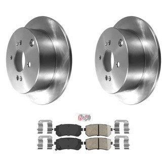 AmeriBRAKES® - AmeriPRO™ Plain Rear Brake Kit with Ceramic Pads