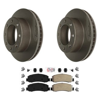 AmeriBRAKES® - AmeriPLATINUM™ Front Brake Kit with Semi-Metallic Pads