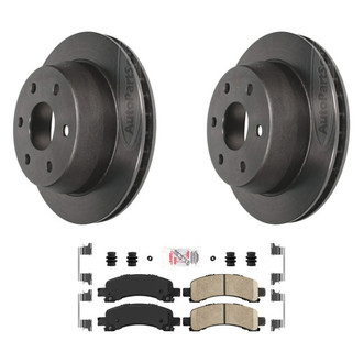 AmeriBRAKES® - AmeriPLATINUM™ Rear Brake Kit with Ceramic Pads
