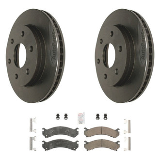 AmeriBRAKES® - AmeriPLATINUM™ Front Brake Kit with Ceramic Pads