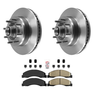 AmeriBRAKES® - AmeriPLATINUM™ Front Brake Kit with Ceramic Pads