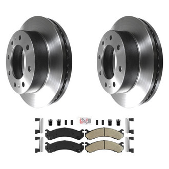 AmeriBRAKES® - AmeriPLATINUM™ Front Brake Kit with Ceramic Pads