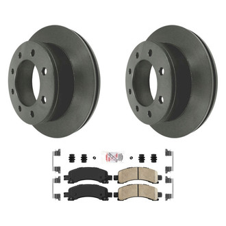 AmeriBRAKES® - AmeriPLATINUM™ Rear Brake Kit with Ceramic Pads
