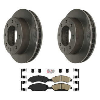 AmeriBRAKES® - AmeriPLATINUM™ Front Brake Kit with Ceramic Pads