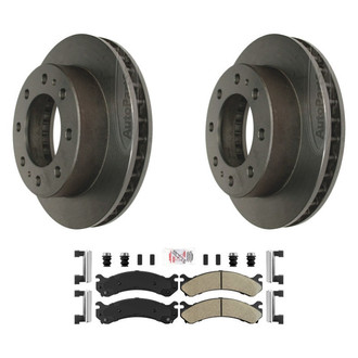 AmeriBRAKES® - AmeriPLATINUM™ Front Brake Kit with Ceramic Pads