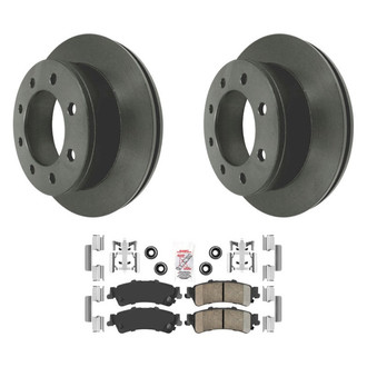 AmeriBRAKES® - AmeriPLATINUM™ Rear Brake Kit with Ceramic Pads