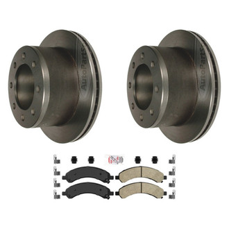 AmeriBRAKES® - AmeriPLATINUM™ Rear Brake Kit with Ceramic Pads