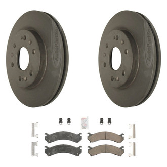 AmeriBRAKES® - AmeriPLATINUM™ Front Brake Kit with Ceramic Pads